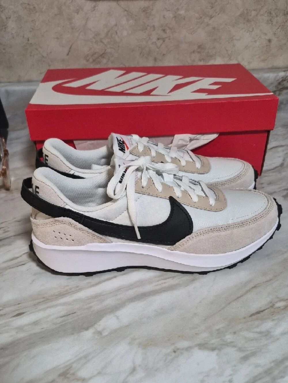Nike White Waffle Debut Sneakers